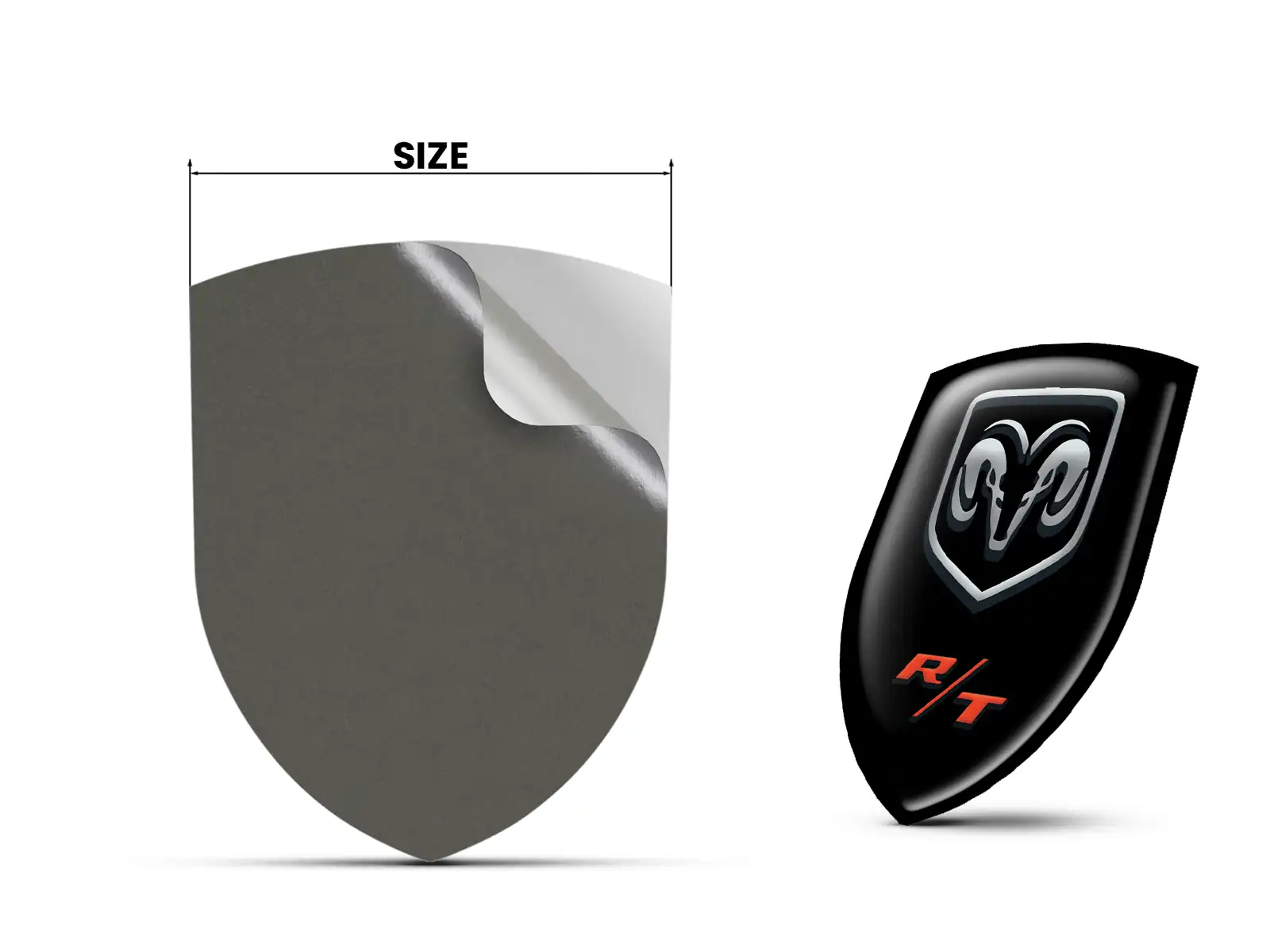 Dodge Stoßsticker Maßgefertigt Racing Robust Anpassbar